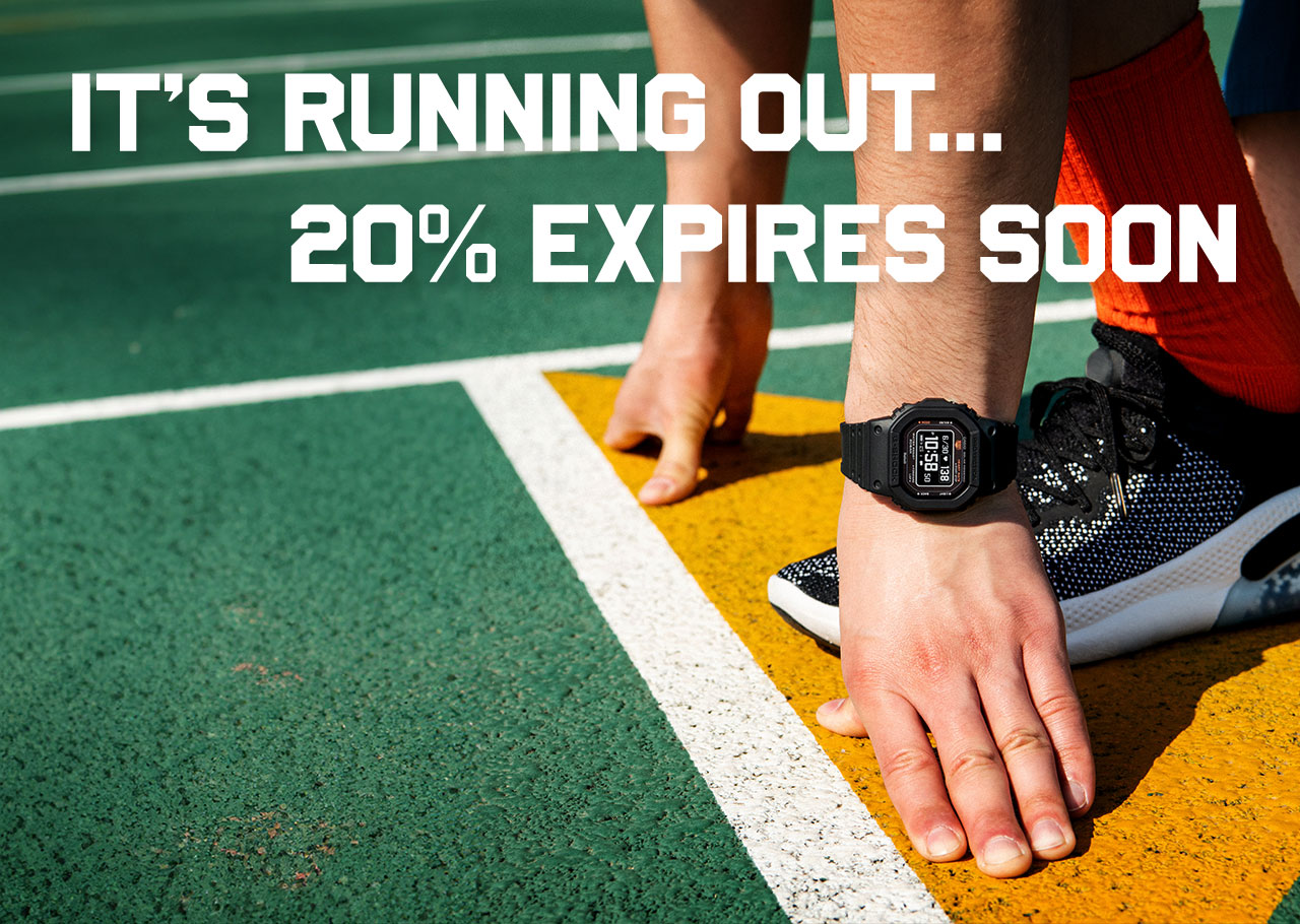 It's running out.. 20% EXPIRES SOON