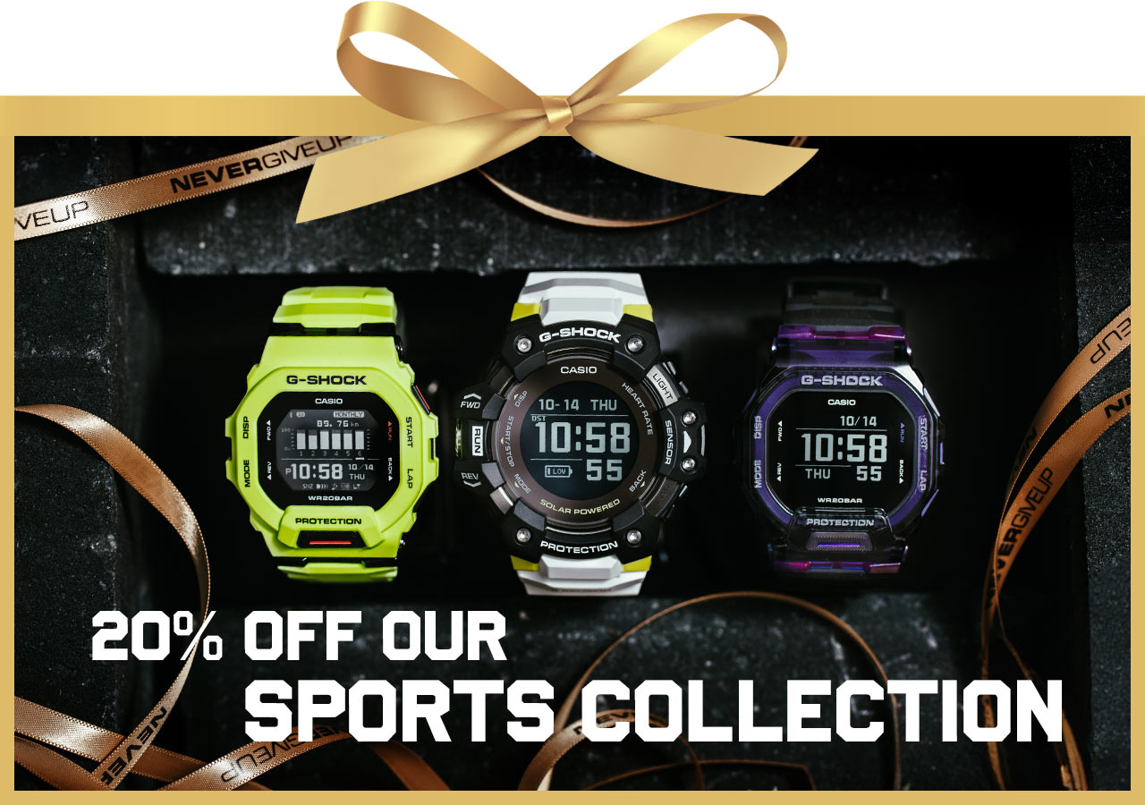 20% OFF OUR SPORTS COLLECTION