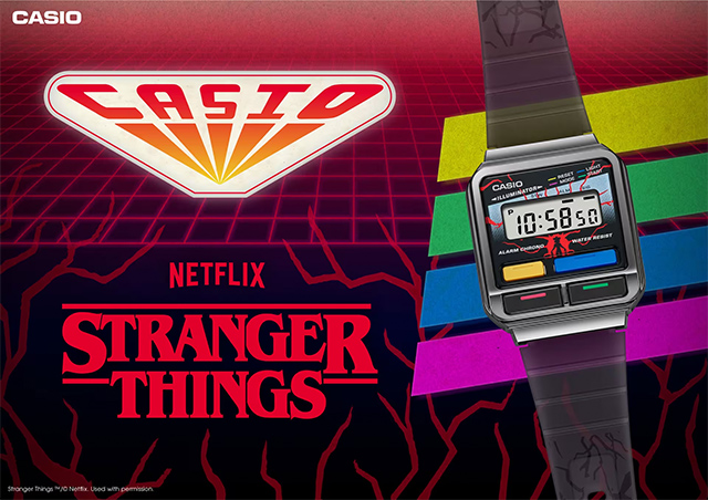 Casio x Stranger Things