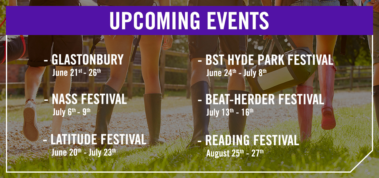 Upcoming music festivals
