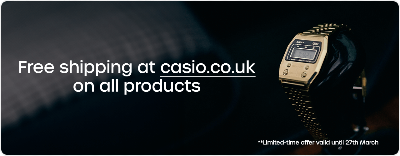 Free shipping at casio.co.uk