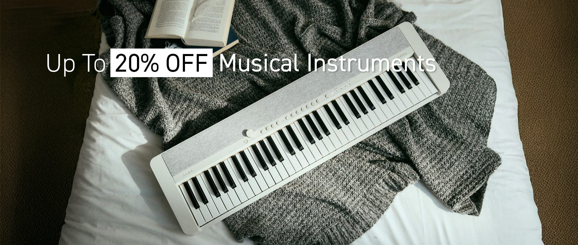 Up to 20% OFF Musical Instruments