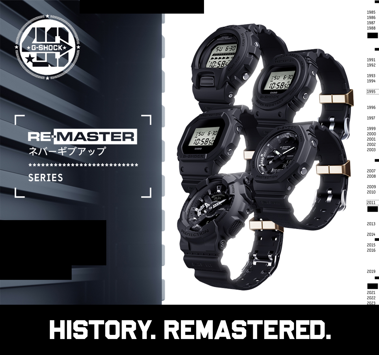 HISTORY. REMASTERED.