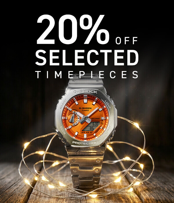 20% OFF Selected Timepieces